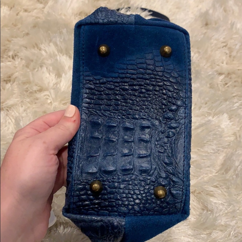 Blue Patterned Massimo Castelli Bag - image 3